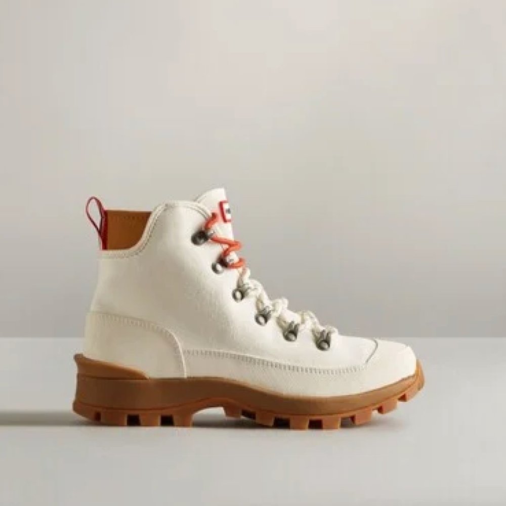 Hunter Canvas Desert Commando Boot - Size 9